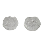 Kosta Boda - Snowball Votives - Set Of 2- Designer Ann Warff - Zweden - 80's thumbnail 4