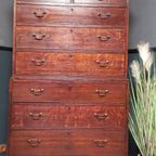 George Iii Chest On Chest Ladekast Uit 1830 thumbnail 11