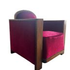 Vintage Art Deco Eenzit / Fauteuil / Clubzetel thumbnail 7