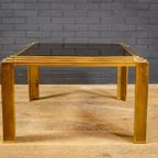 Coffee Table Made Of Brass And Glass From The 60S. thumbnail 3