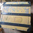 Fraaie Antieke Kist, Koffer, Hutkoffer Ideale Maat thumbnail 4