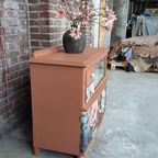 Kastje, Klein Dressoir, Vitrinekast, Commode, Gerestyled thumbnail 10
