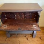 Bureau Schrijfbureau Met Laden Secretaire Hollands Antiek thumbnail 7