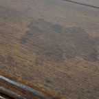Prachtige Antieke Engelse Eikenhouten Ladekast Uit De 18e Eeuw Met Originele Details thumbnail 7
