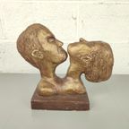 Gipsen Beeld Van 2 Hoofden thumbnail 4