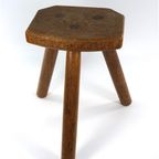 Vintage Houten Kruk Driepoot thumbnail 4