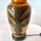 Lamp Aardewerken Voet Goud/ Zwart thumbnail 6