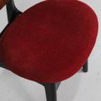 6x Vintage Eetkamerstoelen G-Plan - Rood, Jaren '50/'60 thumbnail 23