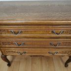 Vintage Queen Ann Ladekastje, Commode Dressoir Ladekast Badkamermeubel 101 thumbnail 15