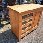 Grenen Ladekast, Dressoir, Commode Afm. 109x55cm En 94cm Hoo thumbnail 3