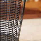 Geperforeerde Metalen Mand – Sirm, Frankrijk, Jaren 50 thumbnail 3