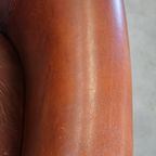 Comfortabele Vintage Schapenleren Clubfauteuil In Engelse Stijl Met Een Mooi Patina thumbnail 5