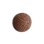 Kunststof Ronde Decoratie Bol Ø 10 Cm Met Streepmotief thumbnail 3