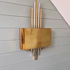 Messing Wandlamp, Hollywood Regency-Stijl, 1970 thumbnail 6