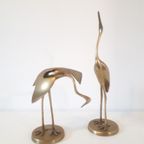 *2 Messing Vogels Beeldjes Messing Vogel thumbnail 3