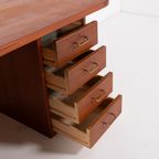 1960’s Danish Mid-century Modern Teak Desk From Frode Holm thumbnail 6