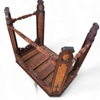 Art Deco / Nesting Table 3 X / Attributed To Maison Franck / Inlaid Tortoiseshell Top / 1920 thumbnail 9
