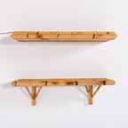 Pair Of Vintage Bamboo-Cane Wall Shelves thumbnail 6