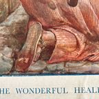 Vintage Religieuze Print Op Karton: “ The Wonderful Healer “ thumbnail 6
