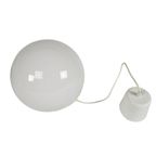 Happylight - Vintage Hanglamp - Globe - Ochtendnevel - Opaalglas - Metaal - 70'S thumbnail 4