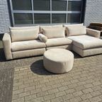 4x6 sofa – X2 Modulaire Hoekbank In Ecru Velours thumbnail 5