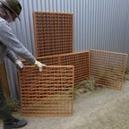 Vintage Scandinavische Houten Traliewerk Plafondplaten/ Traliepanelen, 1970S thumbnail 10