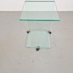 Regency Peter Ghyczy Bijzettafel Side Table Pioneer Tc Glas thumbnail 7