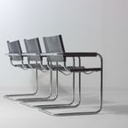 Set Van 5 Mid-century Mg5 Stoelen Van Matteo Grassi, Italië Jaren 80 thumbnail 5