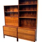 Vintage Wandmeubel Boekenkast Palissander Jaren 70 Design thumbnail 14