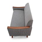 Grijze Geherstoffeerde Deense Design Vintage 3zits Sofa Gemaakt Door Cfc Silkeborg 1960s thumbnail 7