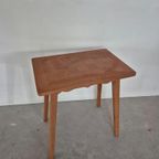Vintage Tafel Met Ingelegd Blad thumbnail 4