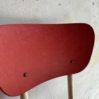 Rare Vintage Brabantia Red Chairs thumbnail 5