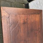 Stoere Antiek Eiken Tafel, Eettafel, 84 X 163 Cm, Hoog 75 Cm - Reliving thumbnail 4