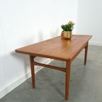 Teak Fineer Salontafel Vintage thumbnail 6