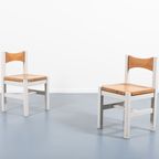Set Of 4 Ilmari Tapiovaara Hongisto Chairs / Eetkamerstoelen / Stoel By Laukaan Puu 1960’s thumbnail 4