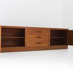 Vintage Brutalist Teak Houten Dressoir Jaren 60 thumbnail 2