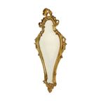 Klassieke Smalle Kuifspiegel Bladgoud Verguld Barok Stijl 72cm thumbnail 7