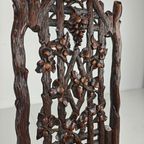 Prachtige 19e-eeuwse Black Forest Stoel – Uitzonderlijk Snijwerk thumbnail 5