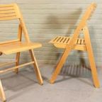 Set Van 2 Vintage Houten Klapstoelen, Ikea thumbnail 11