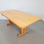 Vintage Eetkamer Set Schragentafel Bank Stoelen Krukken ´60 thumbnail 4