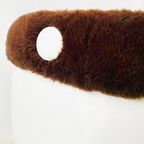Space Age Tulip Stoel Bruin Teddy 1970’s thumbnail 7