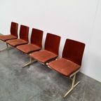 Teak Plywood Vintage Industrieel Retro Kerkbank 60S Design thumbnail 4