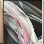 Anderson Mid-century Olie Op Doek, Abstract Groot Origineel Schilderij - Jaren ’60/’70 thumbnail 2