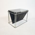 Max Sauze Studio - Side Table - Lectuurbak - Metaal -Glas - 70S thumbnail 2