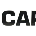 Grote Metalen Letters Cars Zwart Gelakt Reclame Mancave thumbnail 4