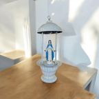Vintage Mariabeeld Met Werkend Water / Olie Mechanisme thumbnail 6