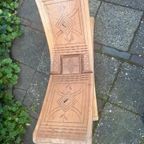 Surinaamse Handgesneden Vouwkruk Marrons thumbnail 3