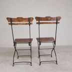 Set Van 2 Klapstoelen, Terrasstoelen, Jaren 30 thumbnail 9
