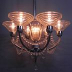 Art Deco Hanglamp G. Leleu thumbnail 4