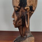 Houten Hoofd Uit Afrika thumbnail 4